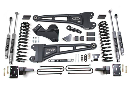 6 Inch Lift Kit w/ Radius Arm Ford F250/F350 Super Duty 08-10 4WD Gas Block without Factory Overload BDS Suspension