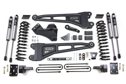 6 Inch Lift Kit w/ Radius Arm Ford F250/F350 Super Duty 08-10 4WD Gas Block with Factory Overload BDS Suspension-1