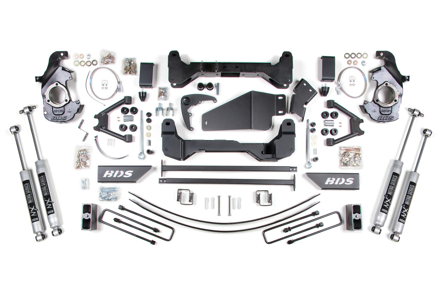 6 Inch Lift Kit Chevy/GMC Suburban Tahoe Yukon 1500 92-98 NX2 Nitro Shocks BDS Suspension