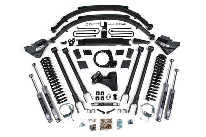 9 Inch Lift Kit w/ 4-Link Ford F250/F350 Super Duty 20-22 4WD Gas BDS Suspension-1