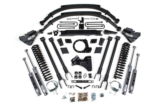9 Inch Lift Kit w/ 4-Link Ford F250/F350 Super Duty 20-22 4WD Gas BDS Suspension