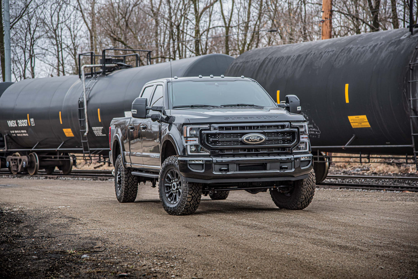 20-22 Ford F-250/F-350 4WD 5 Inch Radius Arm Lift Kit, 3 Inch Rear, Block, Diesel - Fox 2.5 Performance Elite Series C/O Front, Fox 2.5 Performance Elite Series Aux Front, Fox 2.5 Performance Elite Series Rear BDS Suspension