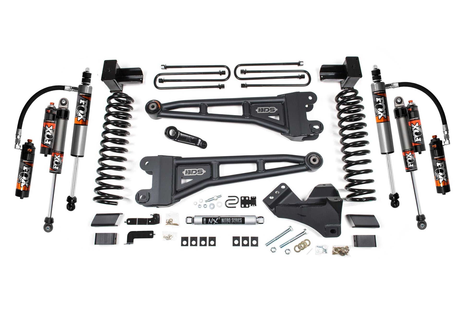 4 Inch Lift Kit w/ Radius Arm Ford F350 Super Duty DRW 20-22 4WD Gas BDS Suspension