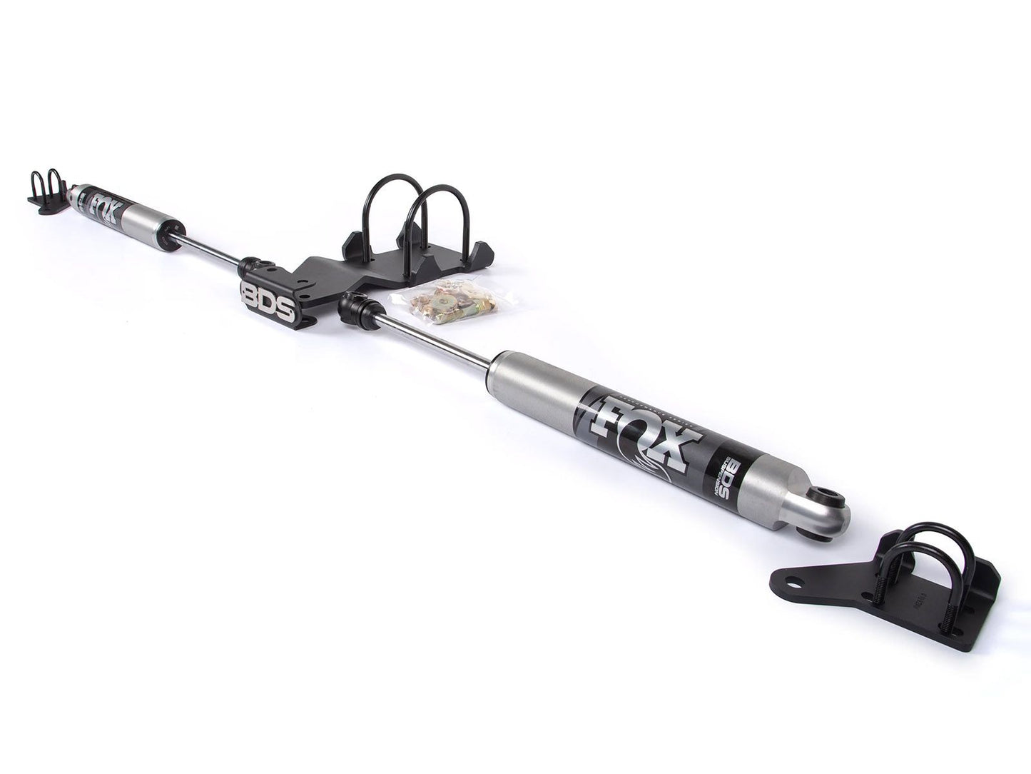 Dual Steering Stabilizer Kit w/ FOX 2.0 Performance Shocks Ford F450/F550 Super Duty 17-24 4WD BDS Suspension