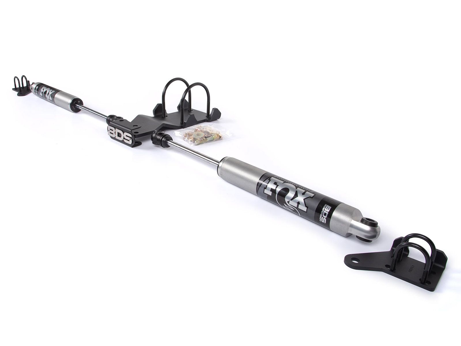 Dual Steering Stabilizer Kit w/ FOX 2.0 Performance Shocks Ford F450/F550 Super Duty 17-24 4WD BDS Suspension
