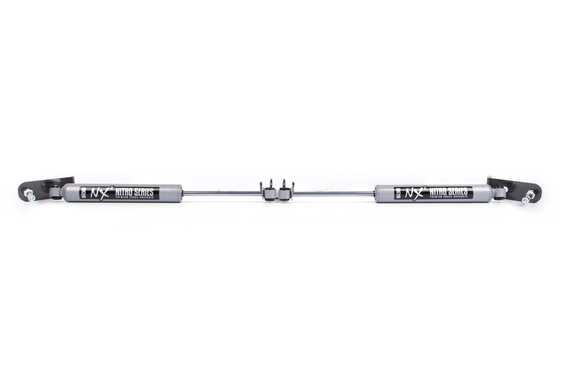 Dual Steering Stabilizer Kit w/ NX2 Shocks Silverado/Sierra 1500 99-06 4WD BDS Suspension