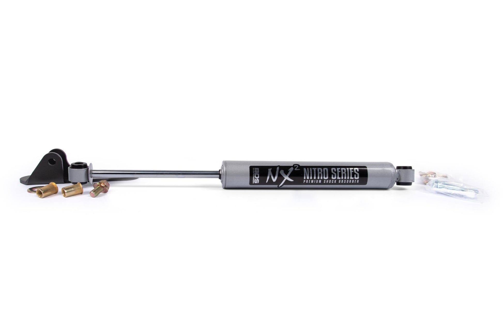 Single Steering Stabilizer Kit w/ NX2 Shock Silverado/Sierra 2500/3500HD 16-24 4WD BDS Suspension