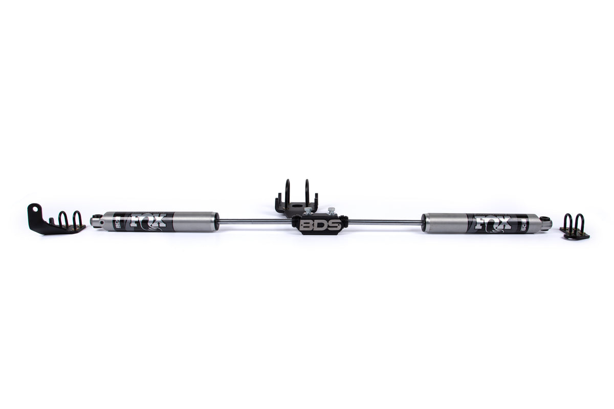 Dual Steering Stabilizer Kit w/ FOX 2.0 Performance Shocks Dodge Ram 1500 94-01 and 2500 94-02 4WD BDS Suspension