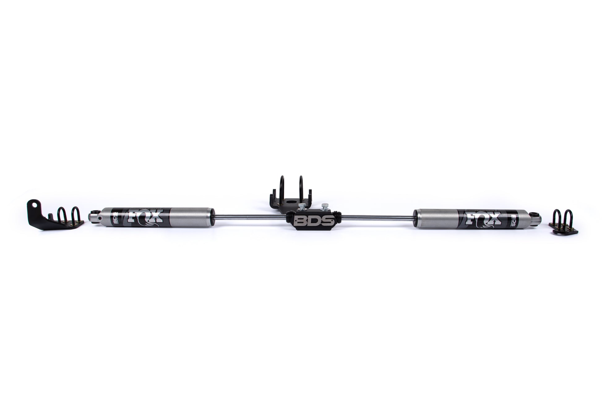 Dual Steering Stabilizer Kit w/ FOX 2.0 Performance Shocks Dodge Ram 1500 94-01 and 2500 94-02 4WD BDS Suspension