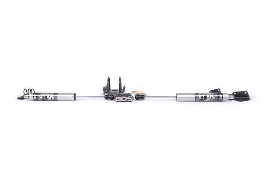 Dual Steering Stabilizer Kit w/ FOX 2.0 Performance Shocks T-Style Steering Dodge Ram 2500 08-13 and 3500 08-12 4WD BDS Suspension