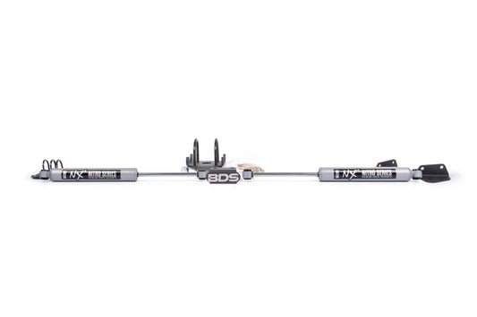 Dual Steering Stabilizer Kit w/ NX2 Shocks Dodge Ram 2500/3500 09-13 4WD T-Style Steering BDS Suspension