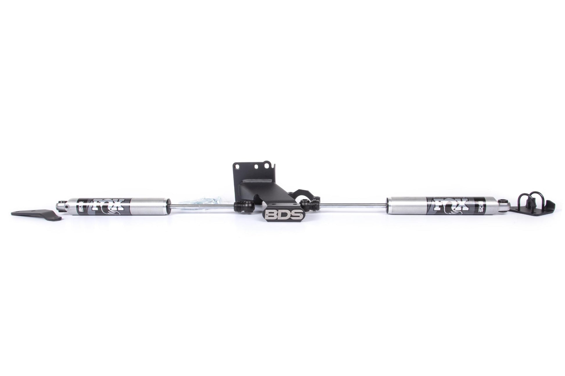Dual Steering Stabilizer Kit w/ FOX 2.0 Performance Shocks T-Style Steering Ram 2500 14-18 and 3500 13-18 4WD BDS Suspension