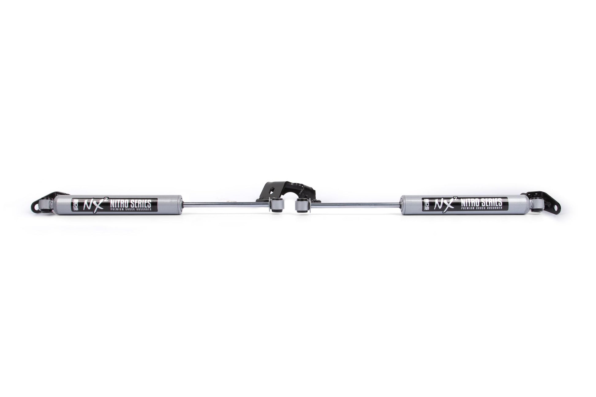 Dual Steering Stabilizer Kit w/ NX2 Shocks Ford F150 04-08 4WD With Replacement Struts BDS Suspension