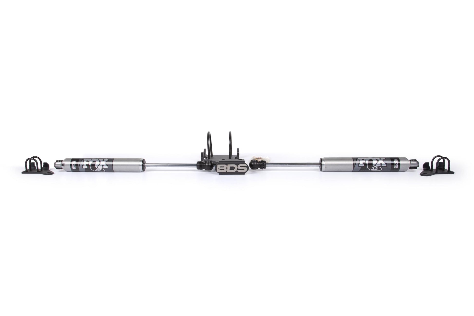 Dual Steering Stabilizer Kit w/ FOX 2.0 Performance Shocks Ford F250/F350 Super Duty 05-24 4WD BDS Suspension
