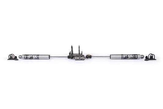 Dual Steering Stabilizer Kit w/ FOX 2.0 Performance Shocks Ford F250/F350 Super Duty 05-24 4WD BDS Suspension