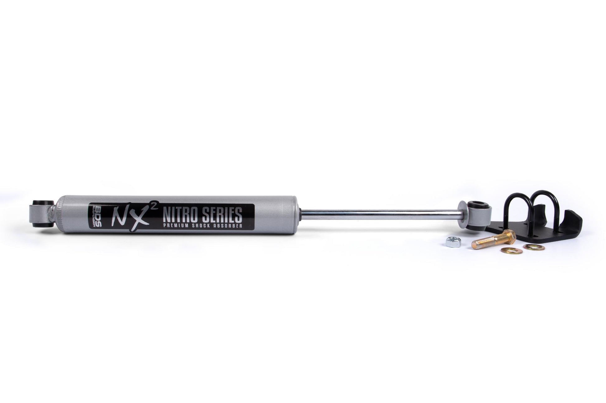 Single Steering Stabilizer Kit w/ NX2 Shock Ford F250/F350 Super Duty 99-04 4WD BDS Suspension