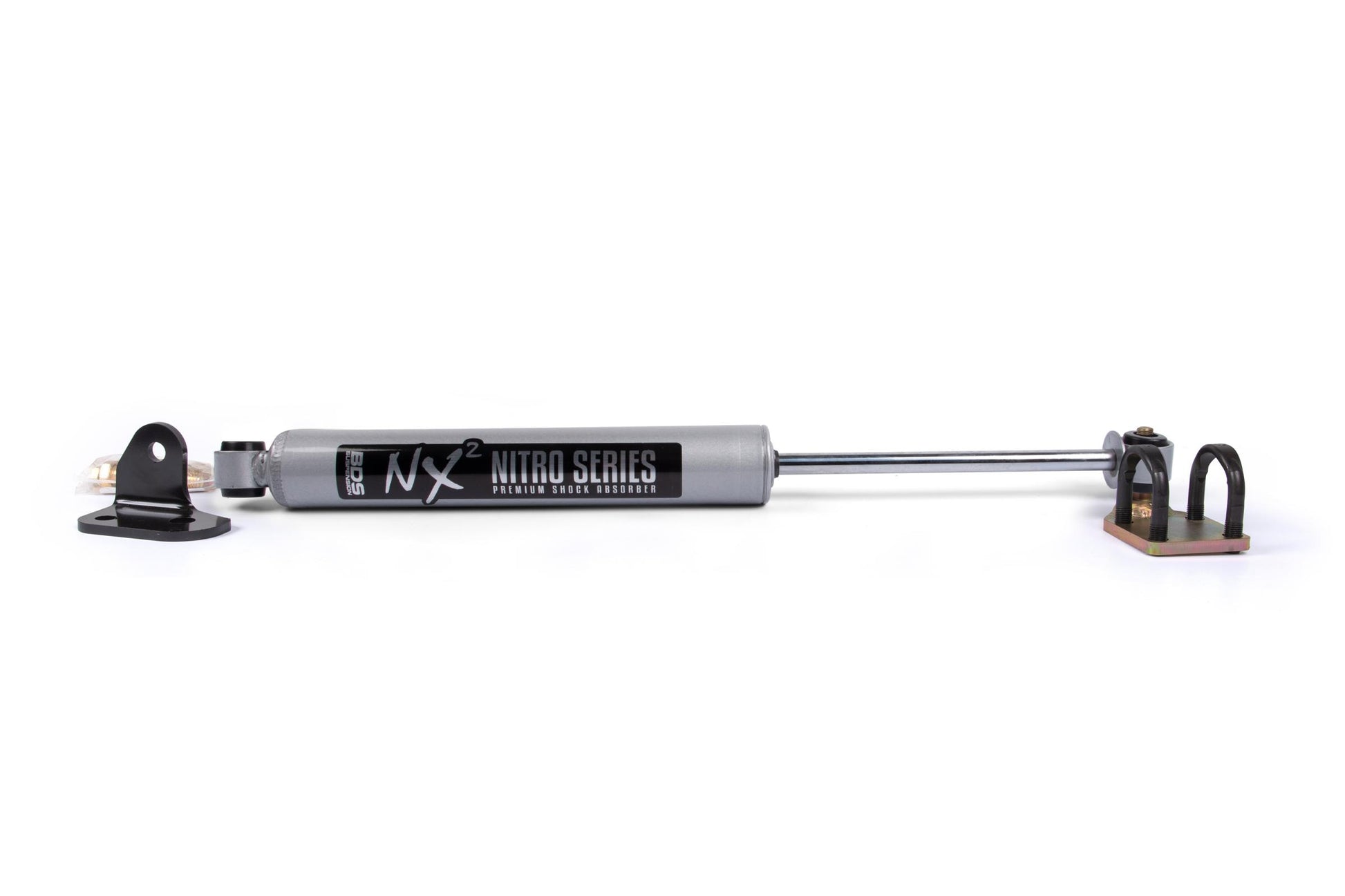 High Mount Steering Stabilizer Kit Jeep Wrangler JK 07-18 w/ NX2 Shock BDS Suspension