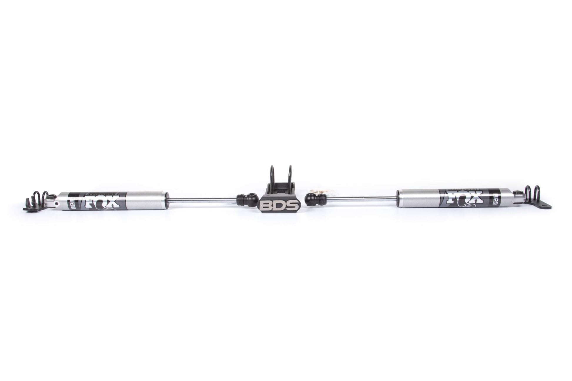 Dual Steering Stabilizer Kit w/ FOX 2.0 Performance Shocks Jeep Wrangler TJ 97-06 Cherokee XJ 84-01 Grand Cherokee ZJ 93-98 BDS Suspension