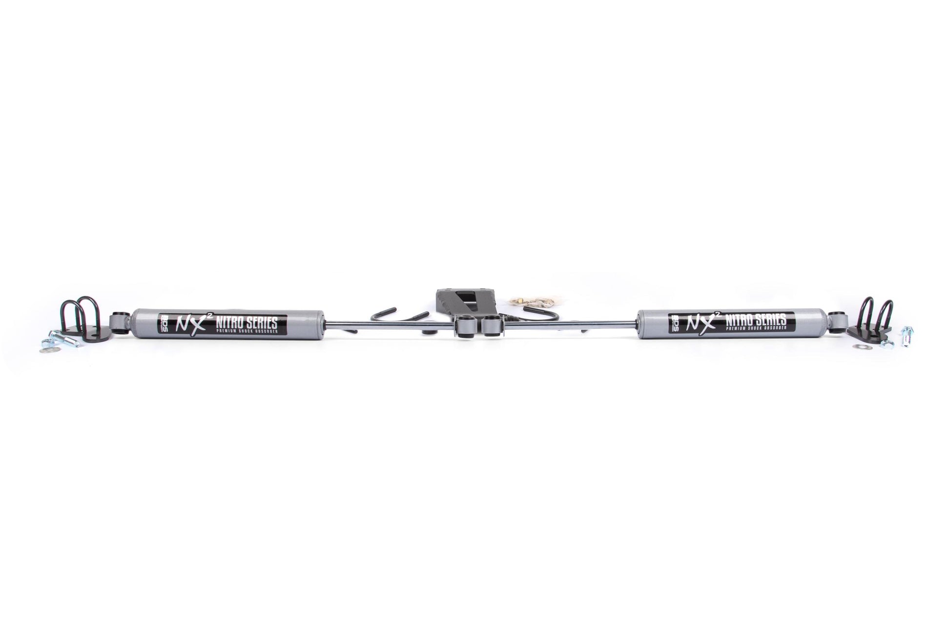 Dual Steering Stabilizer Kit w/ NX2 Shocks Jeep Grand Cherokee WJ 99-04 BDS Suspension
