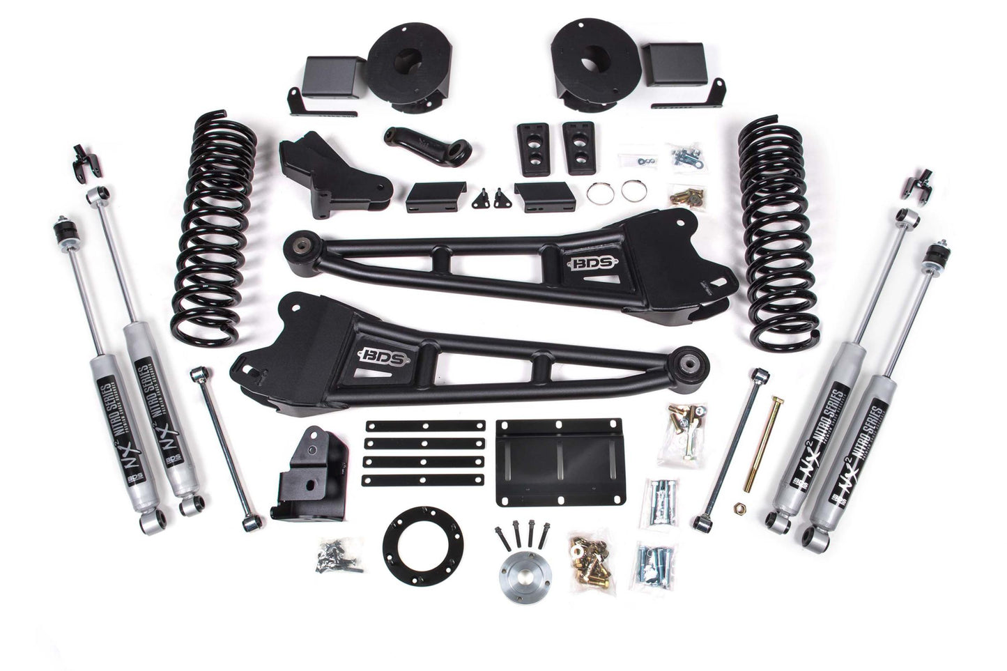 6 Inch Lift Kit w/ Radius Arm Ram 2500 w/ Rear Air Ride 14-18 4WD Diesel BDS Suspension-1