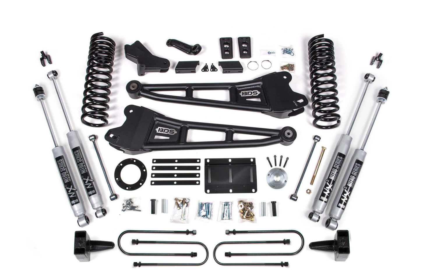 5.5 Inch Lift Kit w/ Radius Arm Ram 3500 13-18 4WD Gas BDS Suspension-1