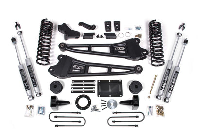 6 Inch Lift Kit w/ Radius Arm Ram 3500 w/ Rear Air Ride 13-18 4WD Diesel BDS Suspension