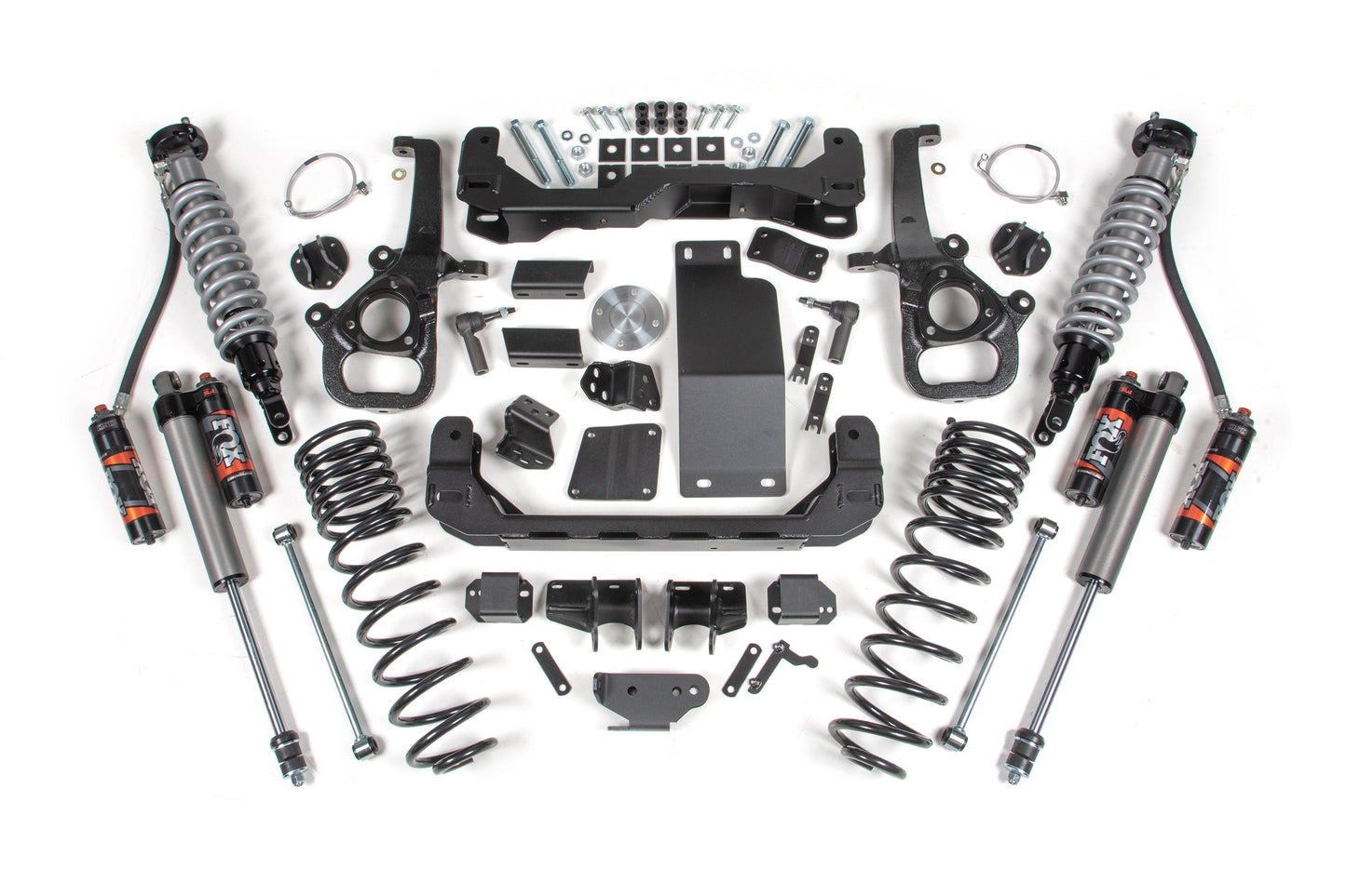 25-26 Ram 1500 4WD 6 Inch Lift Kit 5 Inch Rear Coil Spring - Standard Bore - Fox 2.5 Performance Elite Series C/O Front, Fox 2.5 Performance Elite Series Rear BDS Suspension