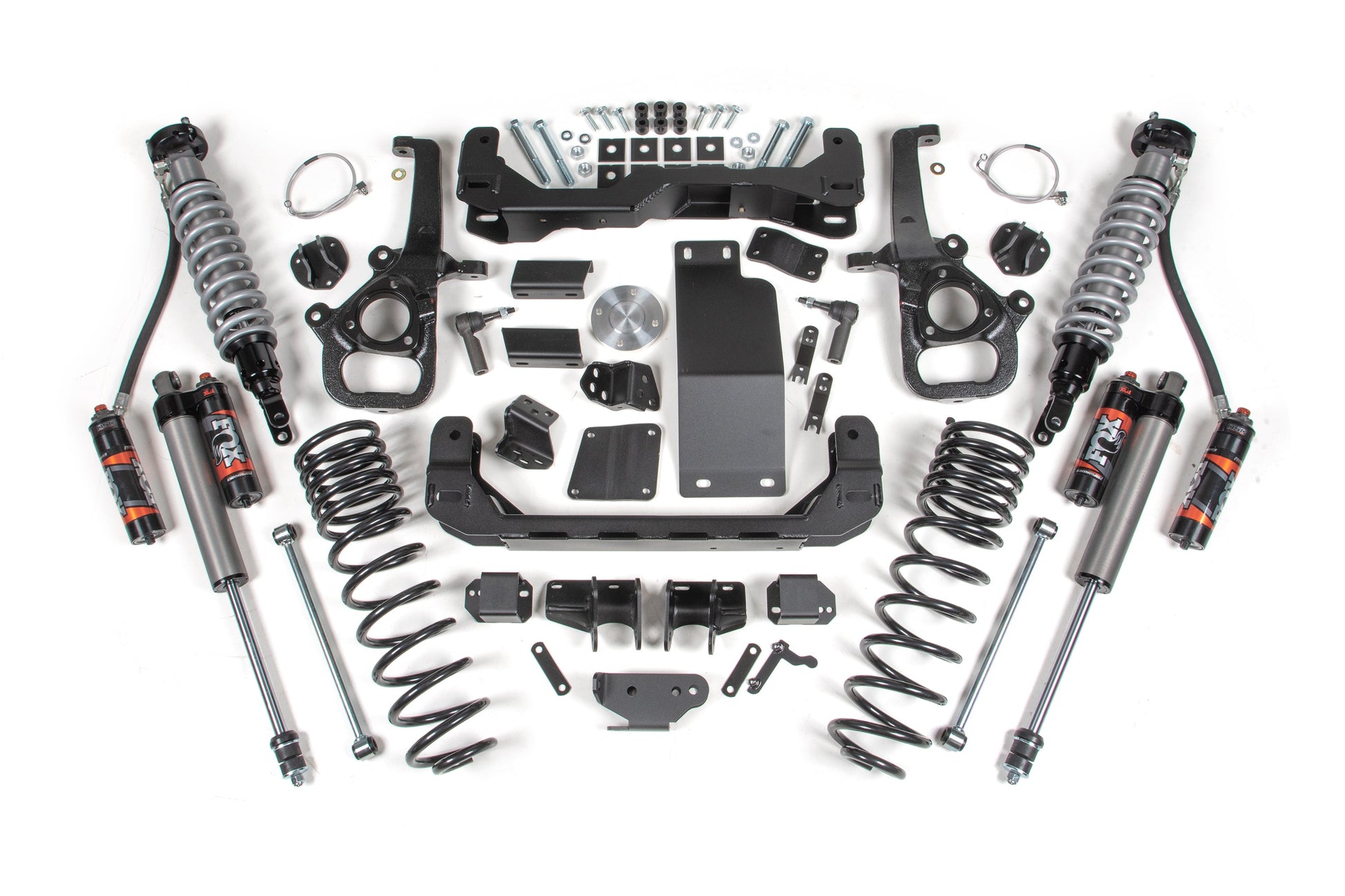 25-26 Ram 1500 4WD 6 Inch Lift Kit 5 Inch Rear Coil Spring - Standard Bore - Fox 2.5 Performance Elite Series C/O Front, Fox 2.5 Performance Elite Series Rear BDS Suspension