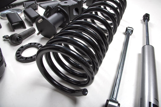 25-26 Ram 1500 4WD 4 Inch Lift Kit 3 Inch Rear Coil Spring - Large Bore - Fox 2.5 Performance Elite Series C/O Front, Fox 2.0 IFP Performance Series Rear BDS Suspension