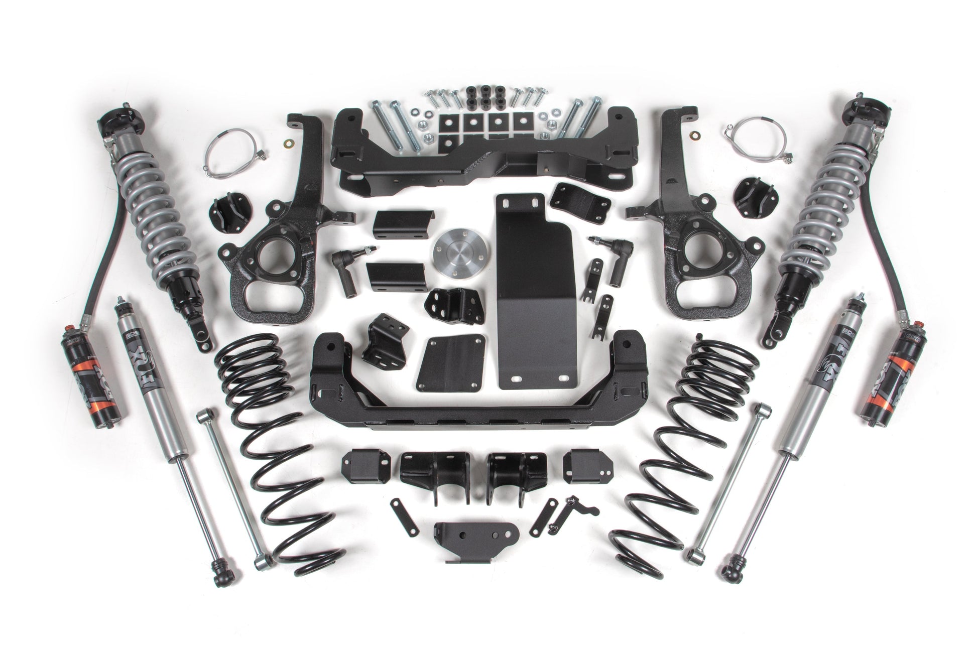 25 Ram 1500 Rebel 4WD 5 Inch Lift Kit, 4 Inch Rear Lift, Coil Spring - Fox 2.5 Performance Elite Series C/O, Fox 2.5 Performance Elite Series Shocks BDS Suspension