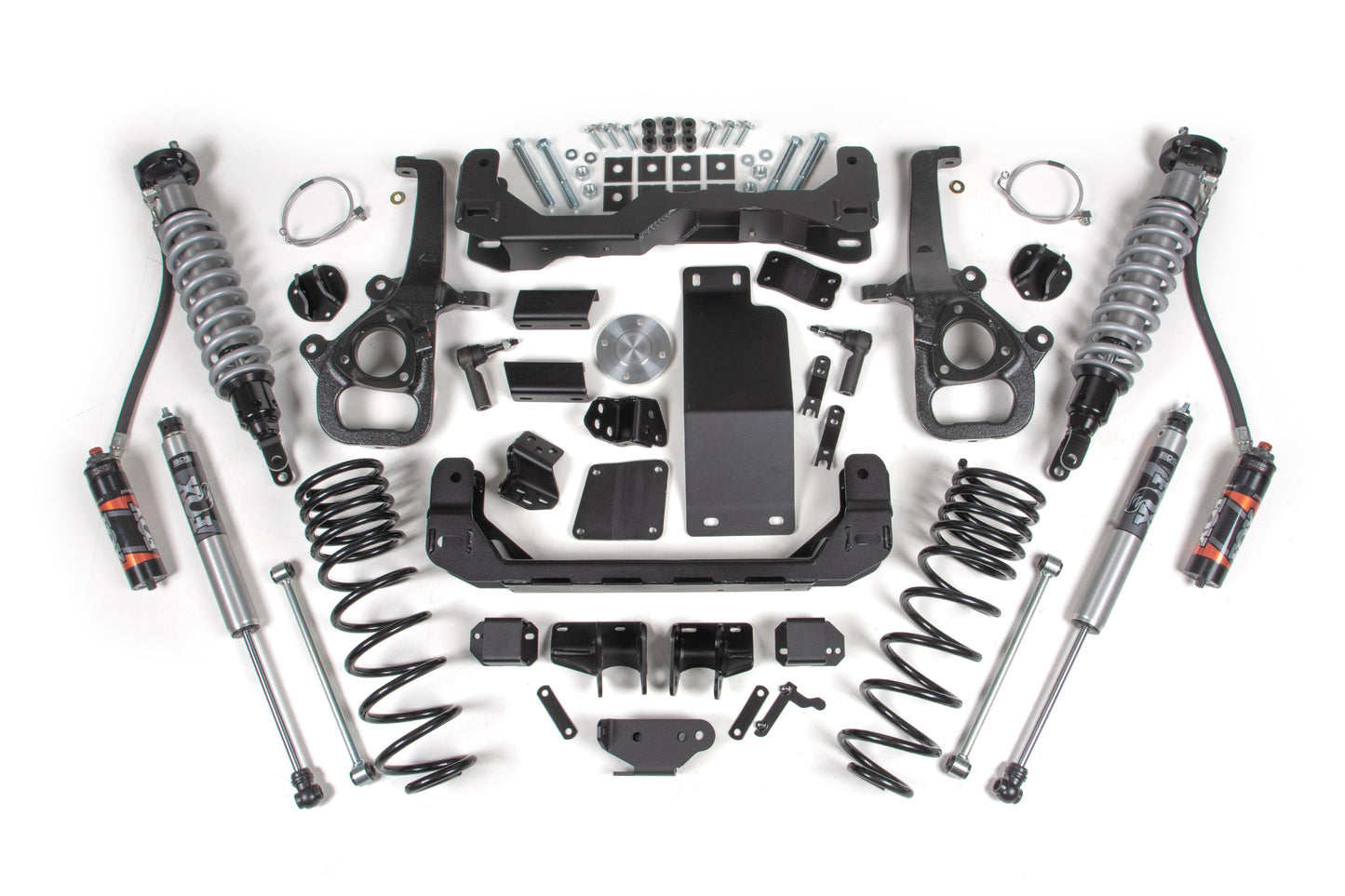 25 Ram 1500 Rebel 4WD 3 Inch Lift Kit, 2 Inch Rear Lift, Coil Spring - Fox 2.5 Performance Elite Series C/O, Fox 2.5 Performance Elite Series Shocks BDS Suspension