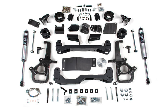 25 Ram 1500 w/ Air Ride 4WD 4 Inch Lift Kit, 3 Inch Rear Lift, Spacer - Large Bore - Strut Spacer, Fox 2.0 IFP Performance Series Shocks BDS Suspension
