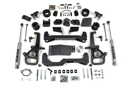 25 Ram 1500 w/ Air Ride 4WD 4 Inch Lift Kit, 3 Inch Rear Lift, Spacer - Large Bore - Strut Spacer, NX2 Nitro Series Shocks BDS Suspension