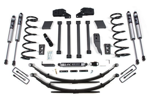 94-99 Dodge Ram 2500/3500 4.5 Inch Lift Kit Rear Lift: Block Kit w/Factory Overload-Fox 2.0 Performance Series Shocks BDS Suspension