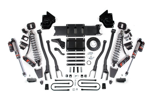 13-18 Ram 3500 4WD 4 Inch 4-Link Lift Kit, 2 Inch Rear, Block, 8 Bolt Diesel - Fox 2.5 Performance Elite Series C/O Front, Fox 2.5 Performance Elite Series Rear BDS Suspension