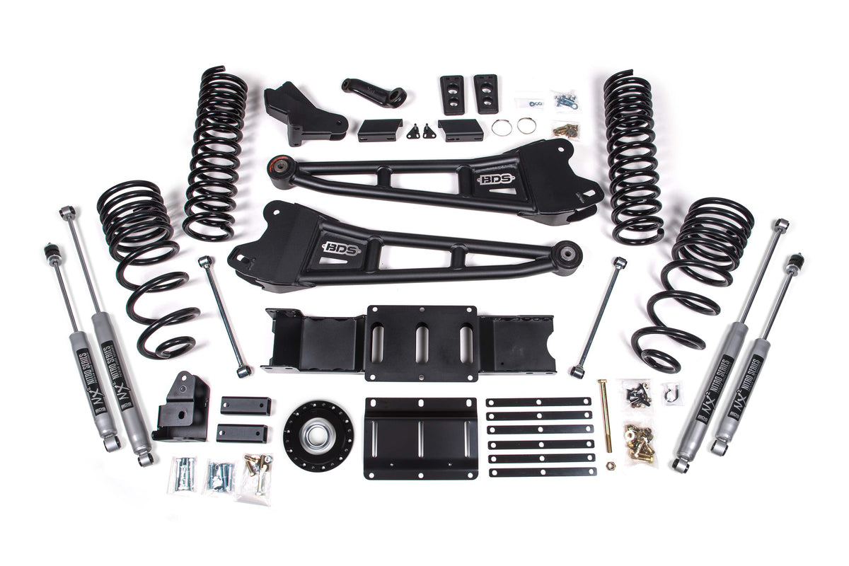 2025 Ram 2500 4WD (Diesel) 6 Inch Radius Arm Lift Kit, 4.5 Inch Rear Lift, Coil Spring BDS Suspension-6