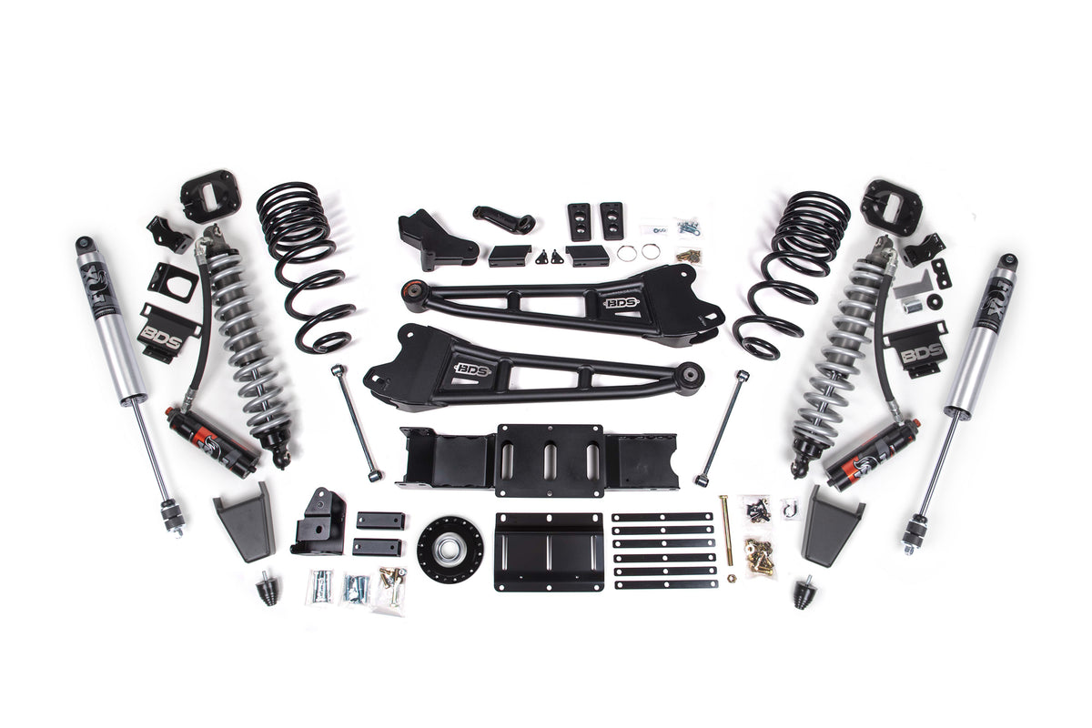 2025 Ram 2500 4WD (Diesel) 6 Inch Radius Arm Lift Kit, 4.5 Inch Rear Lift, Coil Spring BDS Suspension