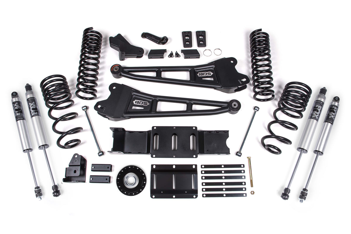2025 Ram 2500 4WD (Diesel) 6 Inch Radius Arm Lift Kit, 4.5 Inch Rear Lift, Coil Spring BDS Suspension-3