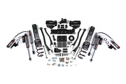 2025 Ram 2500 4WD (Diesel) 6 Inch 4-Link Lift Kit, 4.5 Inch Rear Lift, Coil Spring BDS Suspension-4