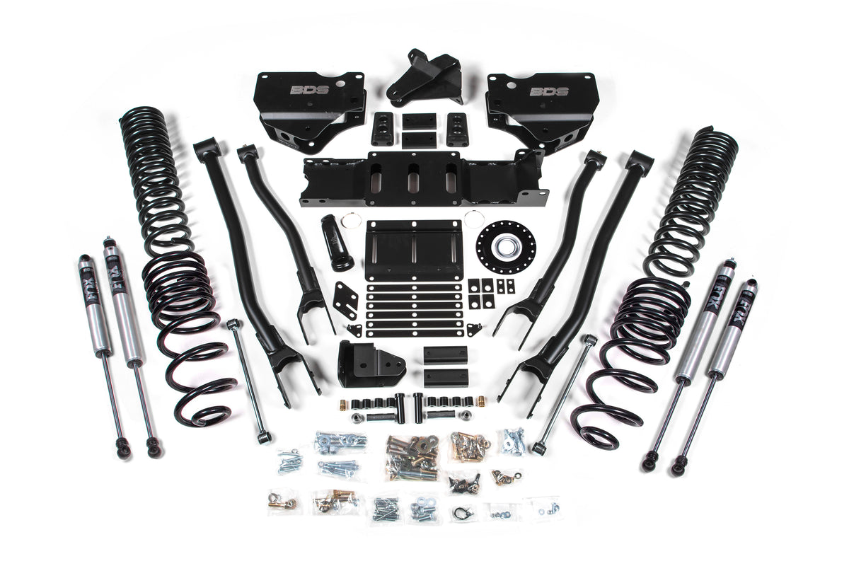 2025 Ram 2500 4WD (Diesel) 6 Inch 4-Link Lift Kit, 4.5 Inch Rear Lift, Coil Spring BDS Suspension-5
