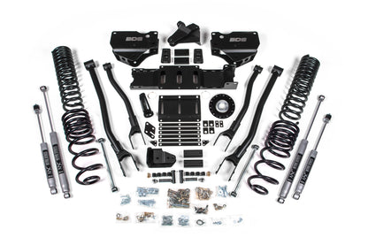 2025 Ram 2500 4WD (Diesel) 6 Inch 4-Link Lift Kit, 4.5 Inch Rear Lift, Coil Spring BDS Suspension-6