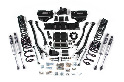 2025 Ram 2500 4WD (Diesel) 6 Inch 4-Link Lift Kit, 4.5 Inch Rear Lift, Coil Spring BDS Suspension-3