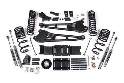 2025 Ram 2500 4WD (Diesel) 4 Inch Radius Arm Lift Kit W/ Indexing Ring, 2.5 Inch Rear Lift, Coil Spring BDS Suspension-6