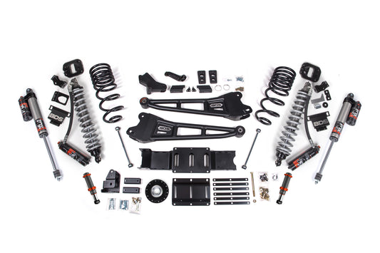 2025 Ram 2500 4WD (Diesel) 4 Inch Radius Arm Lift Kit W/ Indexing Ring, 2.5 Inch Rear Lift, Coil Spring BDS Suspension-1