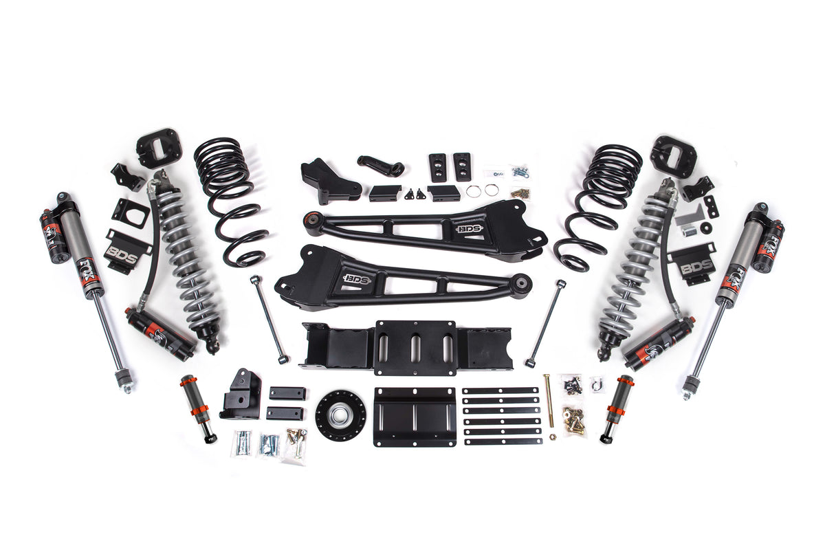 2025 Ram 2500 4WD (Diesel) 4 Inch Radius Arm Lift Kit W/ Indexing Ring, 2.5 Inch Rear Lift, Coil Spring BDS Suspension-1