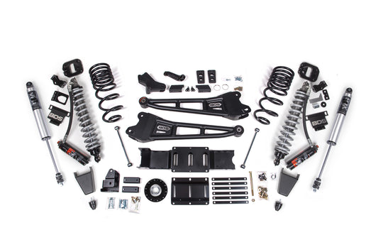 2025 Ram 2500 4WD (Diesel) 4 Inch Radius Arm Lift Kit W/ Indexing Ring, 2.5 Inch Rear Lift, Coil Spring BDS Suspension