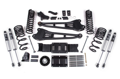 2025 Ram 2500 4WD (Diesel) 4 Inch Radius Arm Lift Kit W/ Indexing Ring, 2.5 Inch Rear Lift, Coil Spring BDS Suspension-3