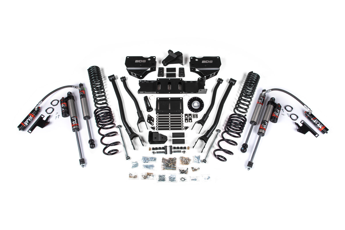 2025 Ram 2500 4WD (Diesel) 4 Inch 4-Link Lift Kit W/ Indexing Ring, 2.5 Inch Rear Lift, Coil Spring BDS Suspension-4