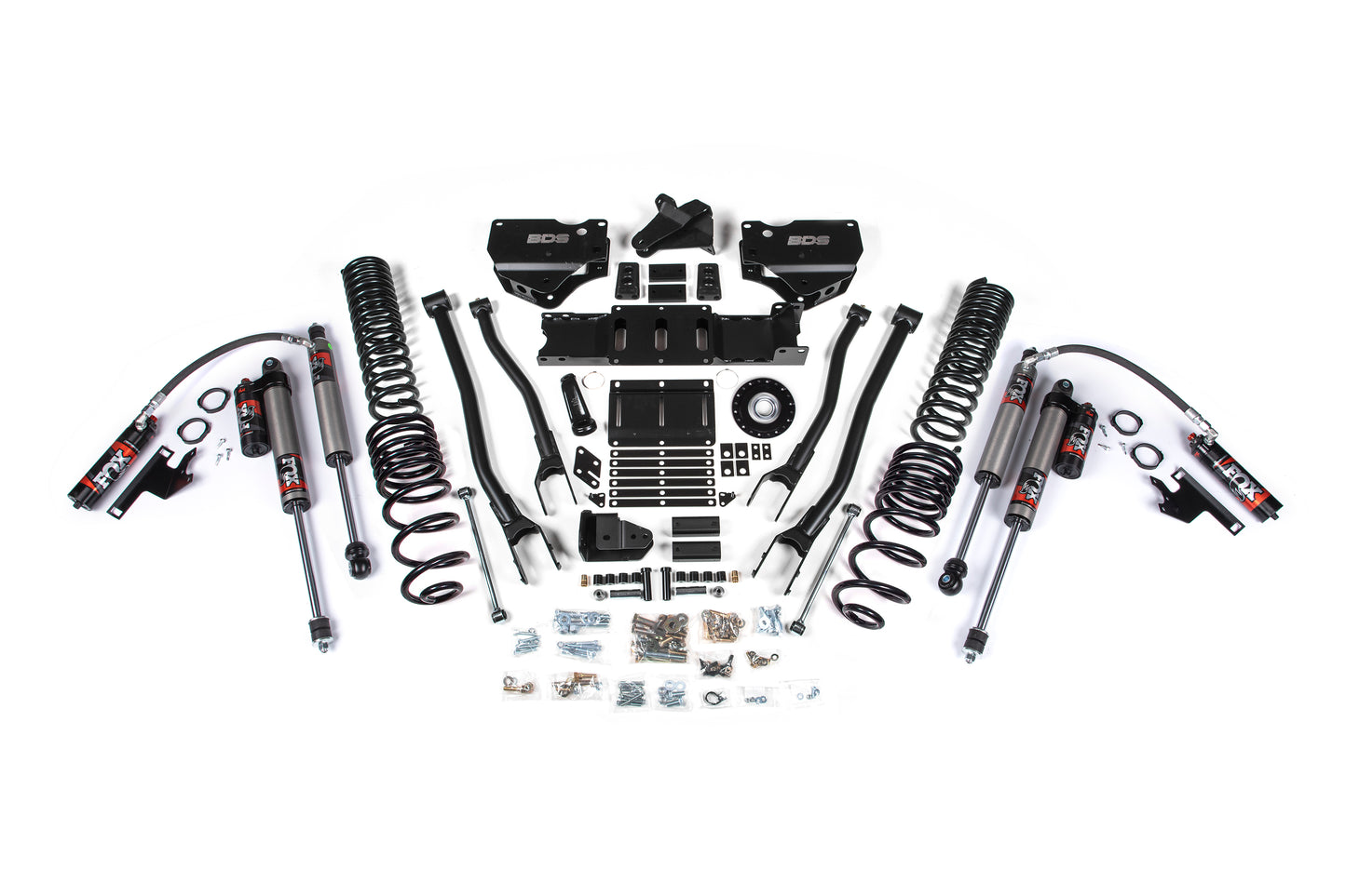 2025 Ram 2500 4WD (Diesel) 4 Inch 4-Link Lift Kit W/ Indexing Ring, 2.5 Inch Rear Lift, Coil Spring BDS Suspension-4