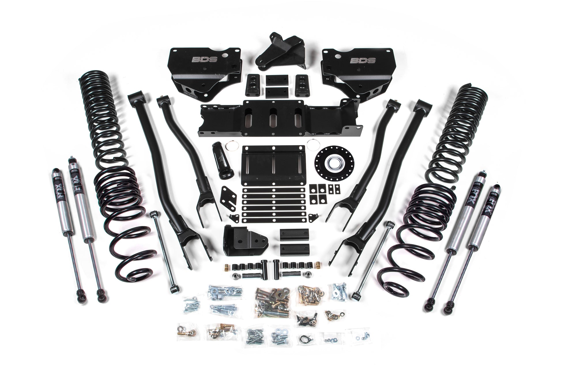 2025 Ram 2500 4WD (Diesel) 4 Inch 4-Link Lift Kit W/ Indexing Ring, 2.5 Inch Rear Lift, Coil Spring BDS Suspension-5